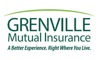 Logo of Grenville Mutal Insurance, major build sponsor for Kemptville Korners.