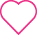 Drawing of a pink heart as the image for our Be Compassionate Value.